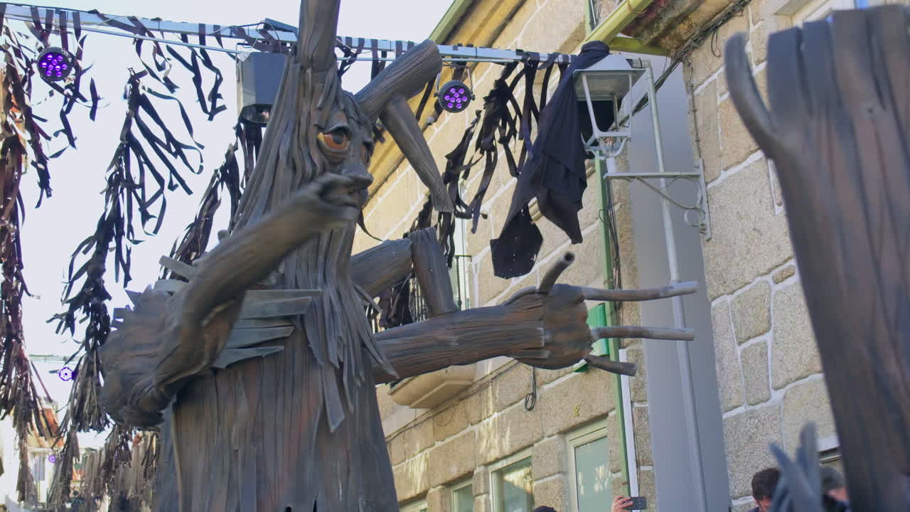 montalegre 13 september 2024 friday the 13th scary tree parade in the village centre