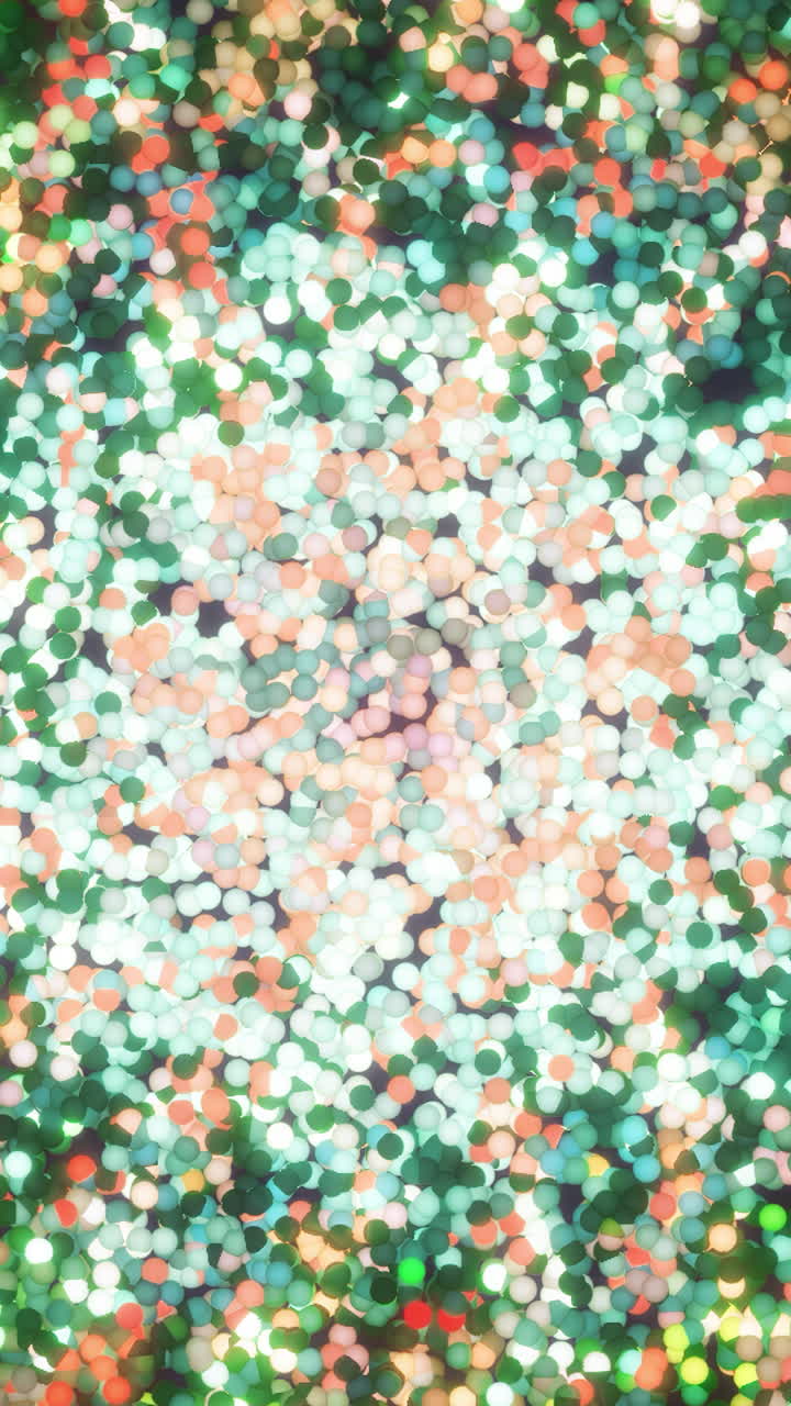 추상적인 다채로운 구 모양