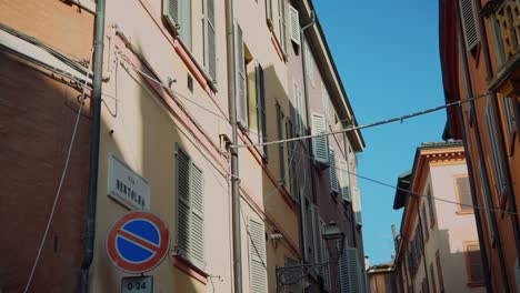 italian alleyway with charming buildings