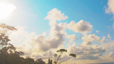 timelapse of durban skies in summer, rsa