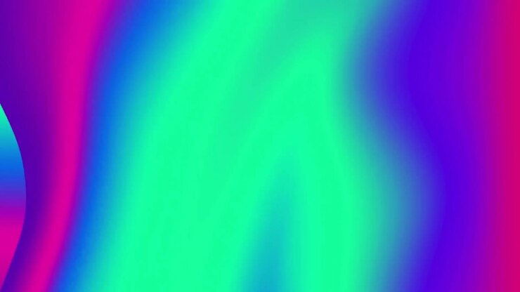 Animation of moving multicoloured neon pattern background
