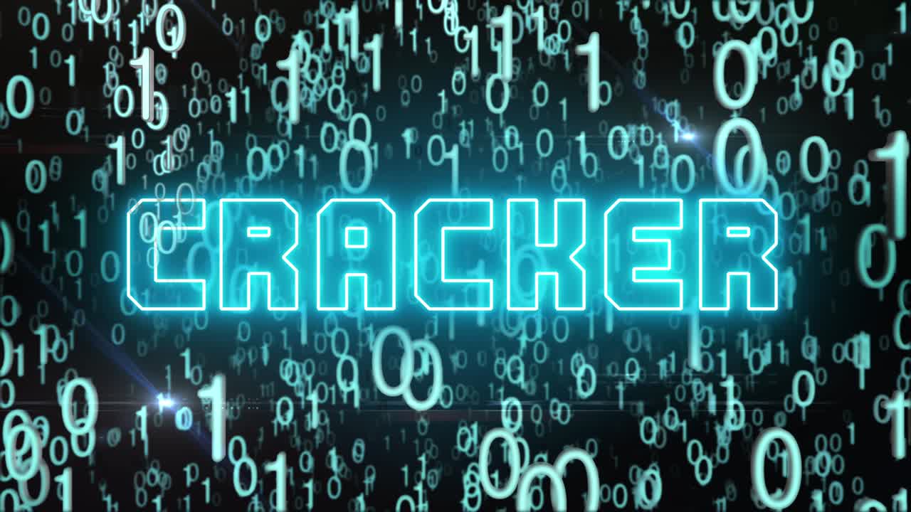 Golden Cracker concept with digital code