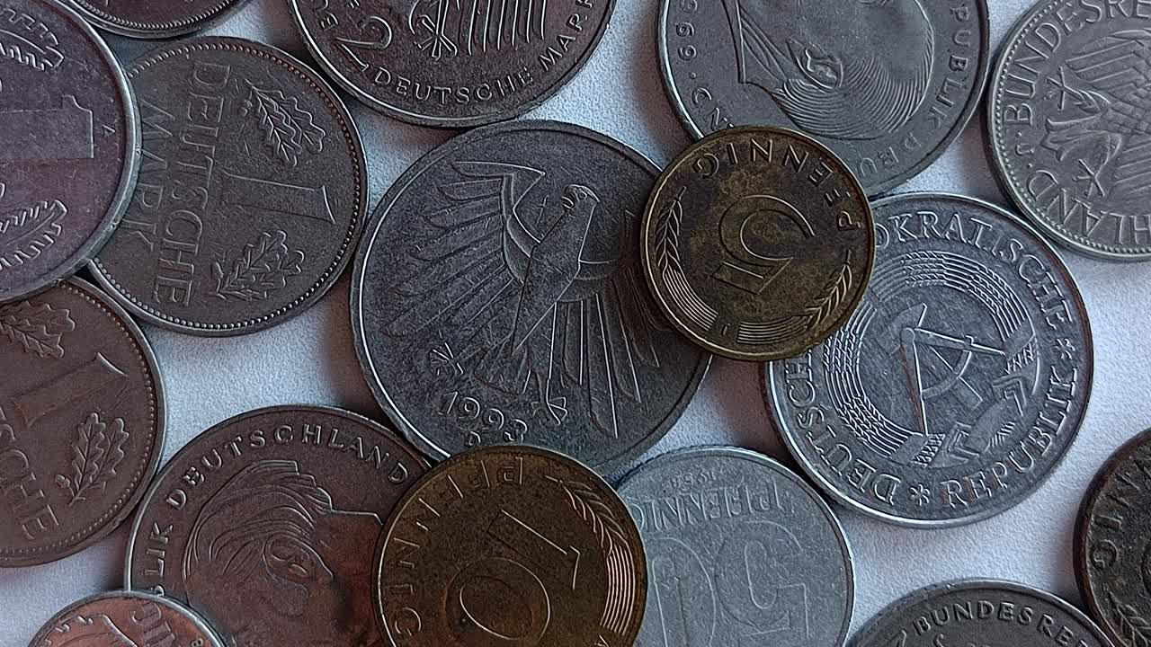 German old Coins in rotation