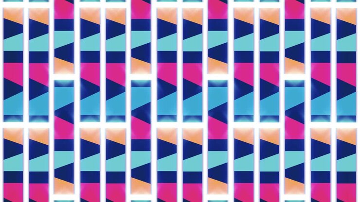 ABSTRACT GEOMETRIC COLORS LIGHTS Fx