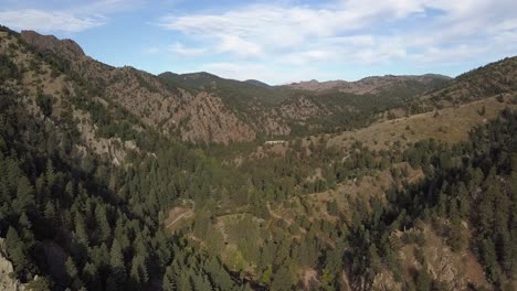 view of a mountain valley