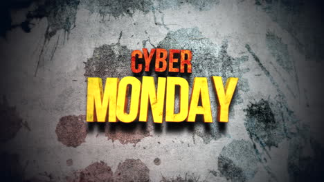 Ahorros-Animados:-Cyber-Monday-Entre-Salpicaduras-De-Grunge