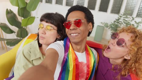 celebrating lgbtq pride with friends