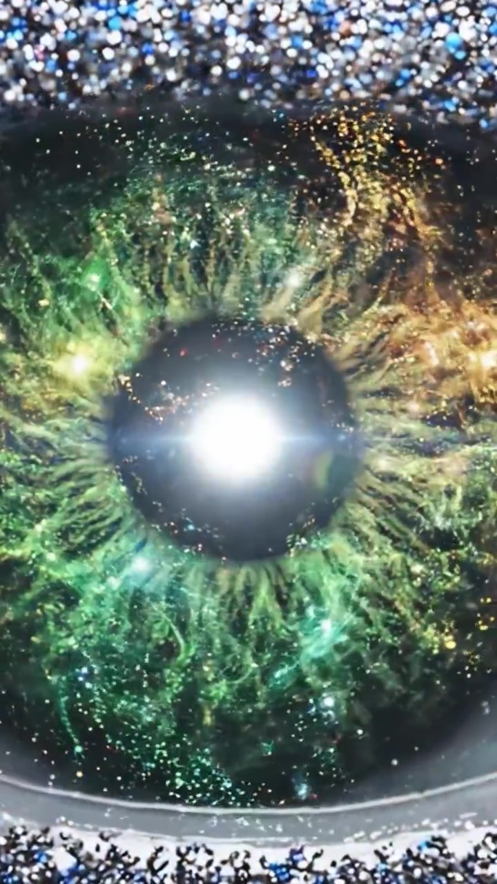 Un Viaggio Attraverso Regni Cosmici: Dai Colori Vibranti e Vorticosi alle Profondità di un Occhio Illuminato, Esplorando i Misteri dell'Universo con Immagini Mozzafiato