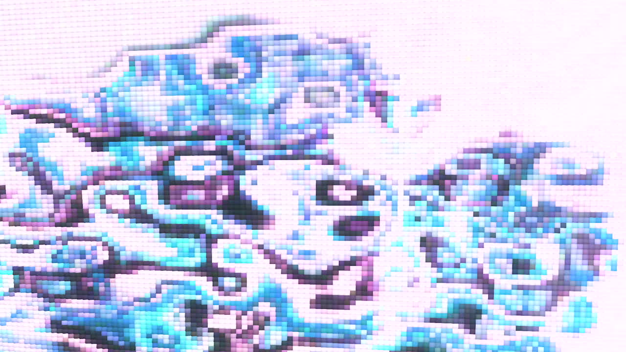 arte de píxeles abstractos