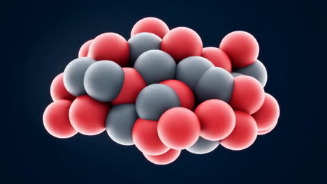 estructura molecular abstracta