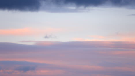 dusk between clouds that give way to squall