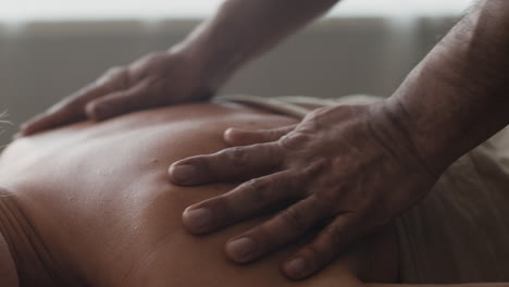 relaxing back massage