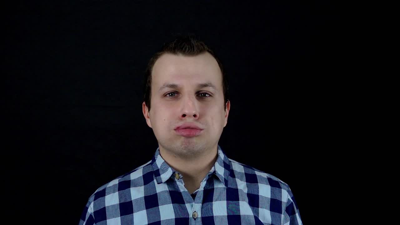 플레이드 셔츠 를 입은 남자 의 초상화