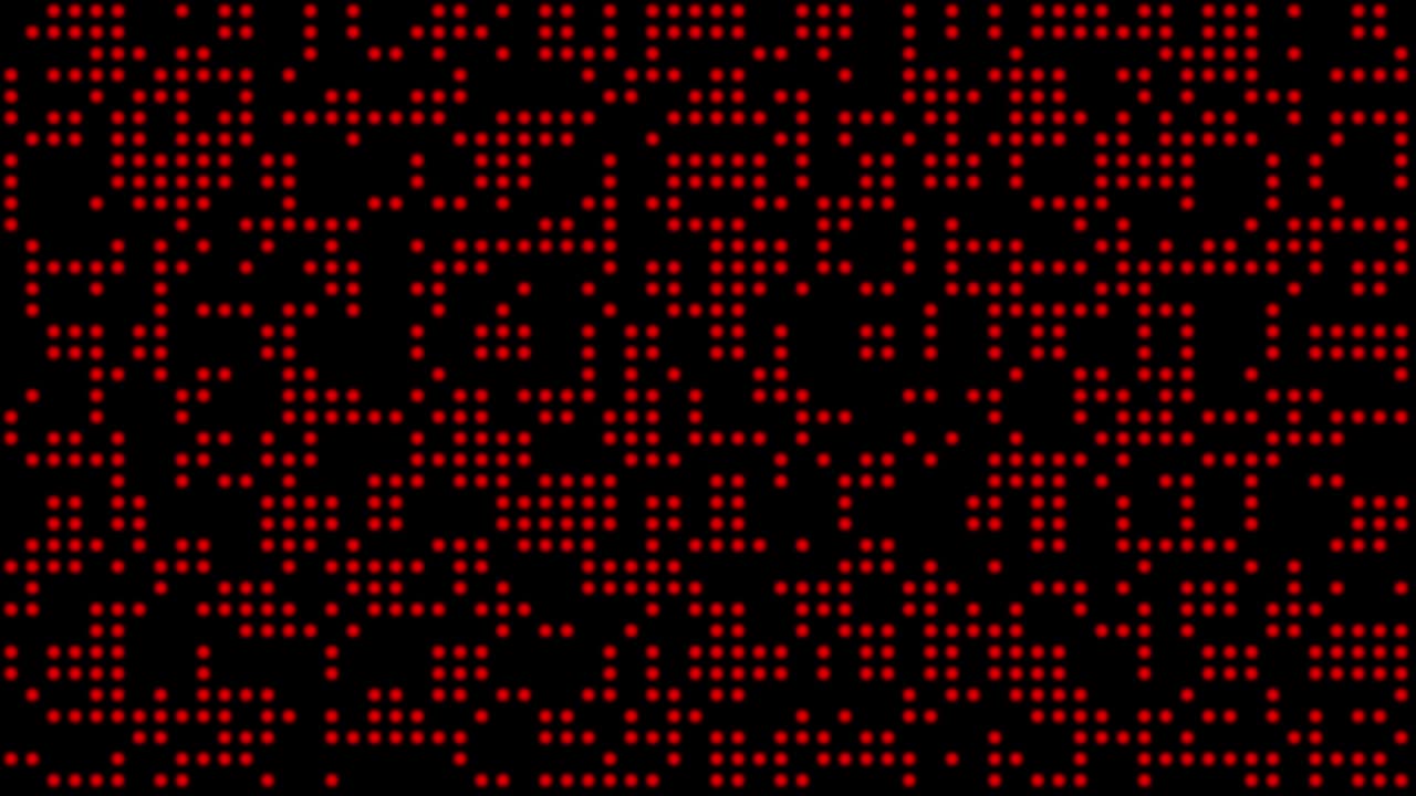 Randomly lighting LED screen background