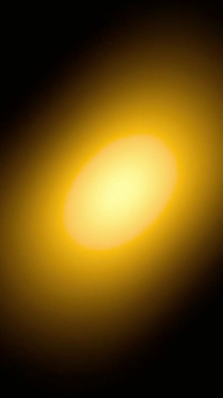 Sovrapposizione di transizione con perdita di luce giallo caldo