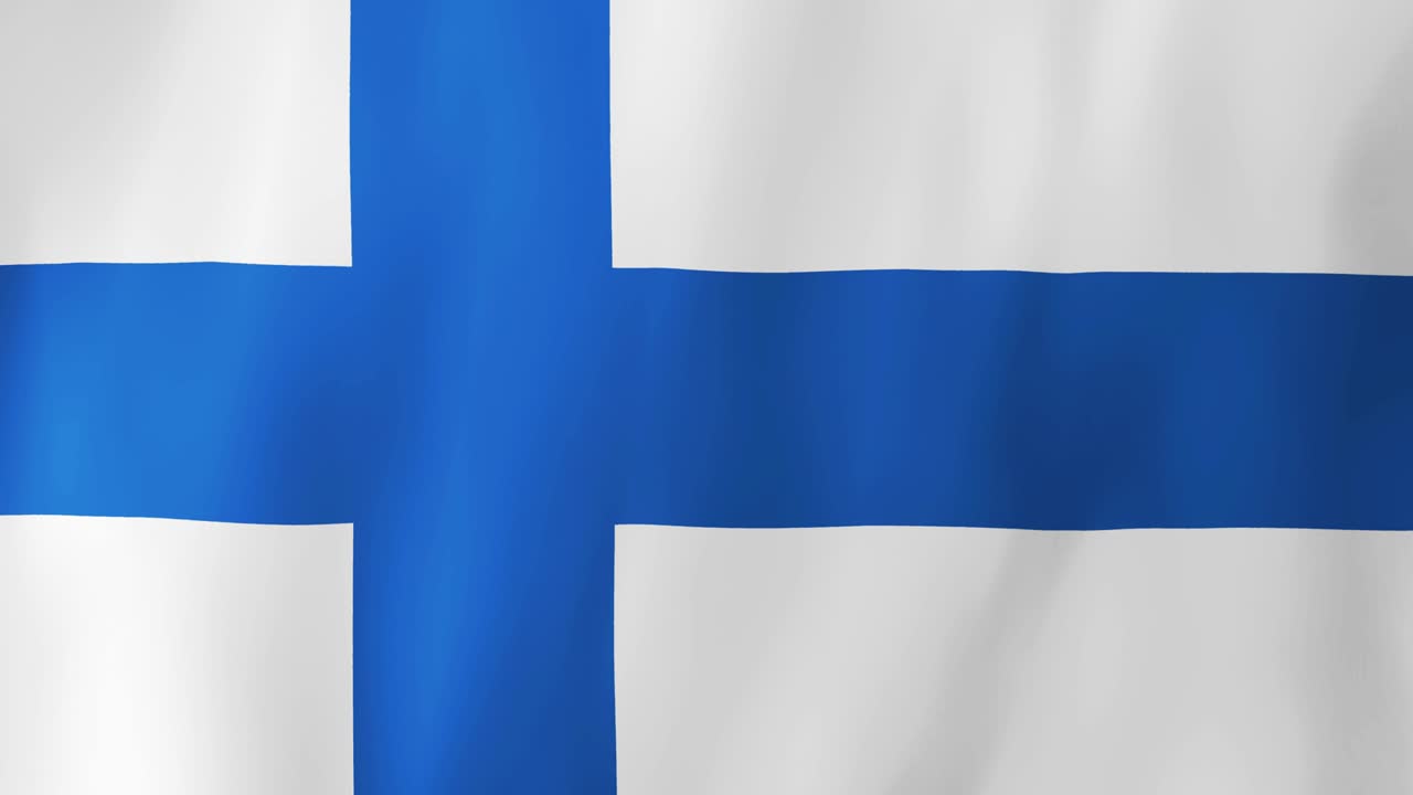 핀란드 발이 바람에 흔들리는 현실적인 4k 애니메이션