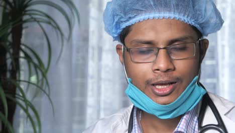 doctor holding vaccine