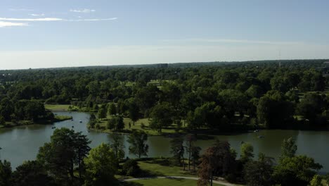 forest park lake in st. louis missouri