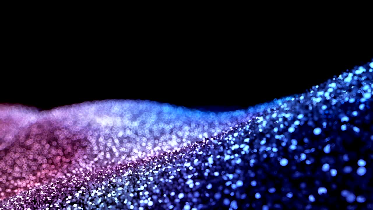 Blue Pink Shiny moving glitter background abstract seamless VJ loop particles alpha matte