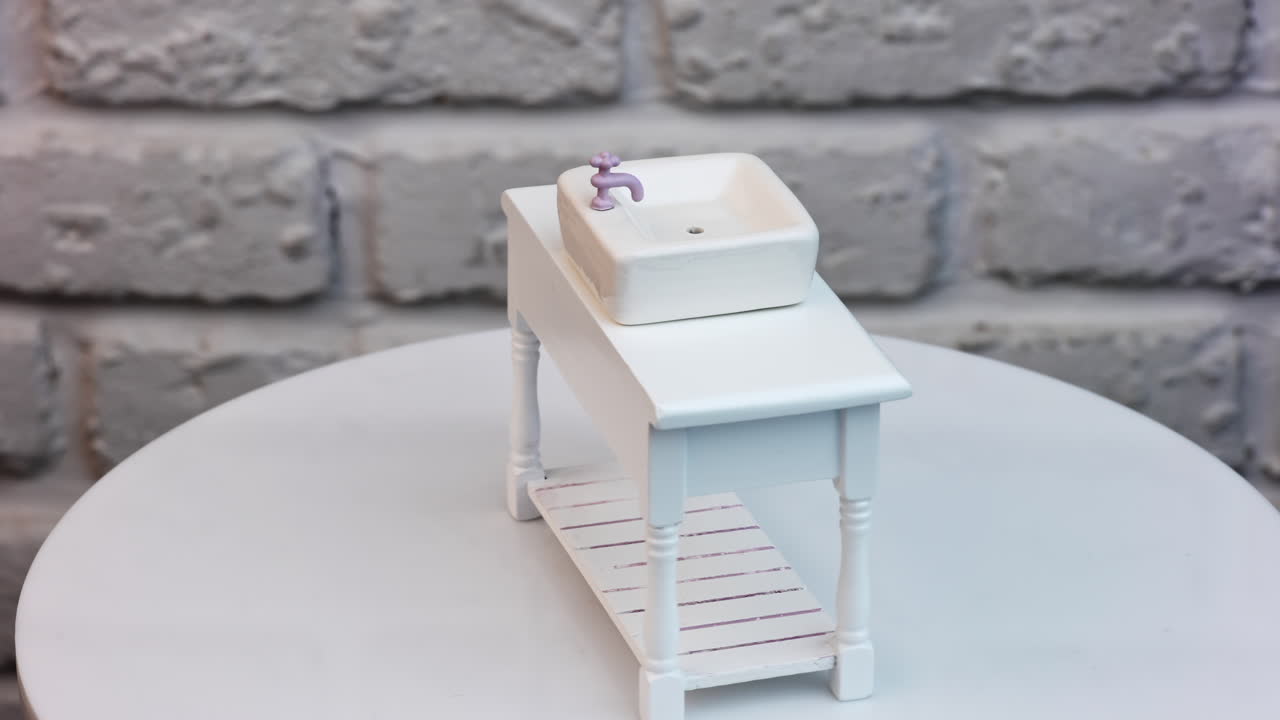 Rotation of wooden toy furniture