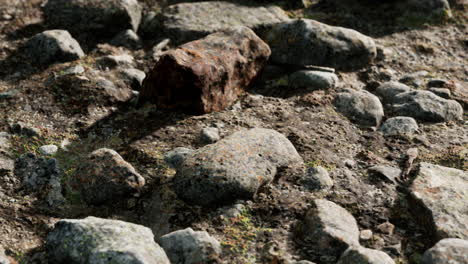 Cerca-De-La-Formación-De-Piedras-Rocosas