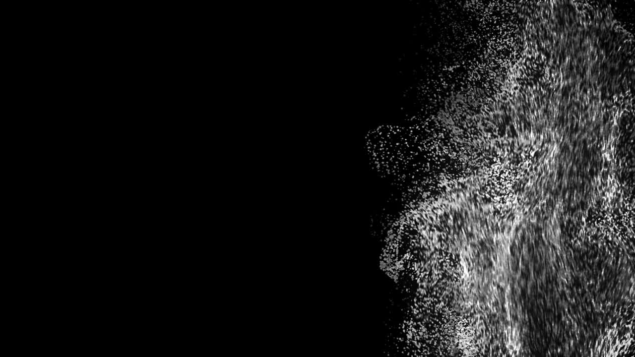 4K Organic Smoke and Powder Particles.