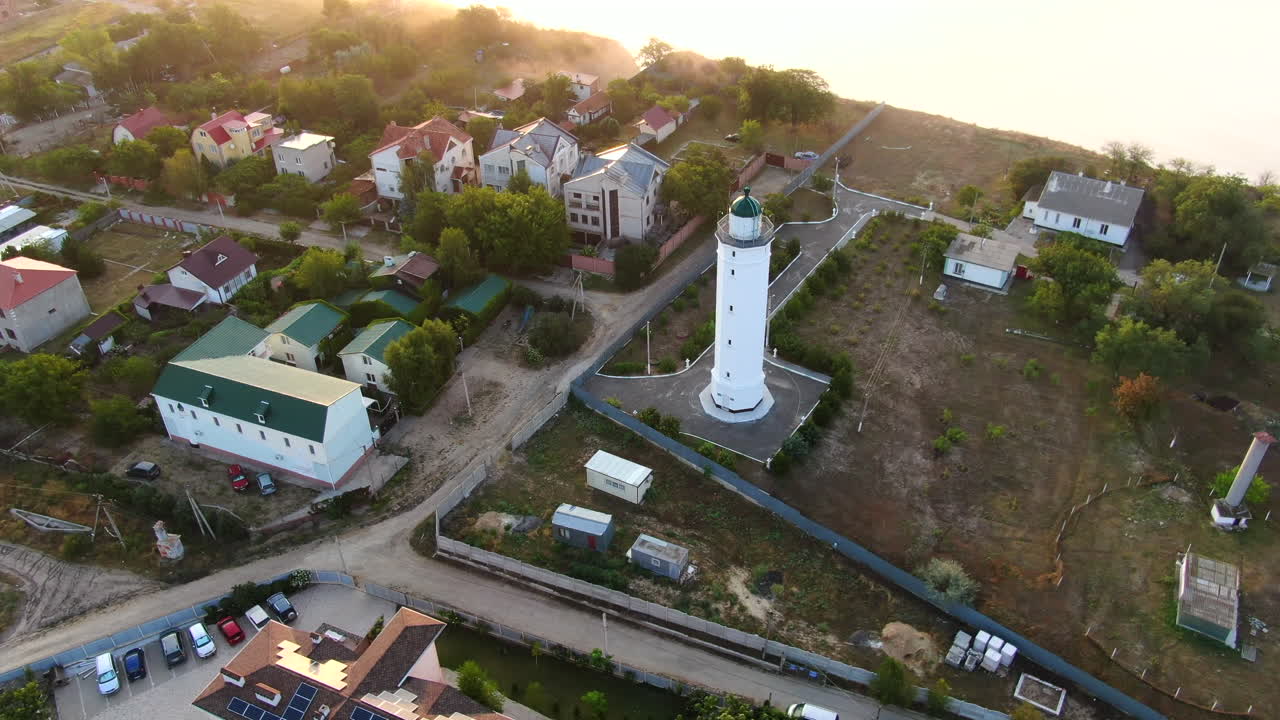 해변의 아름다운 등대