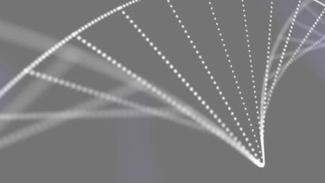 animación de la cadena de adn sobre las formas