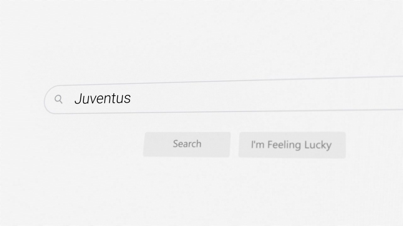 Ricerca di Juventus sul browser Internet