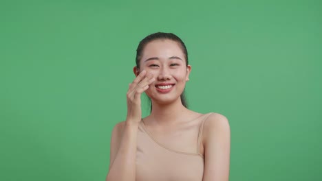 행복한 여성 초상화