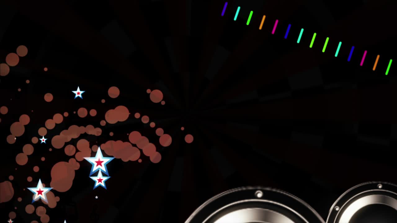 음악 스트럼 빈티지 vj 루프