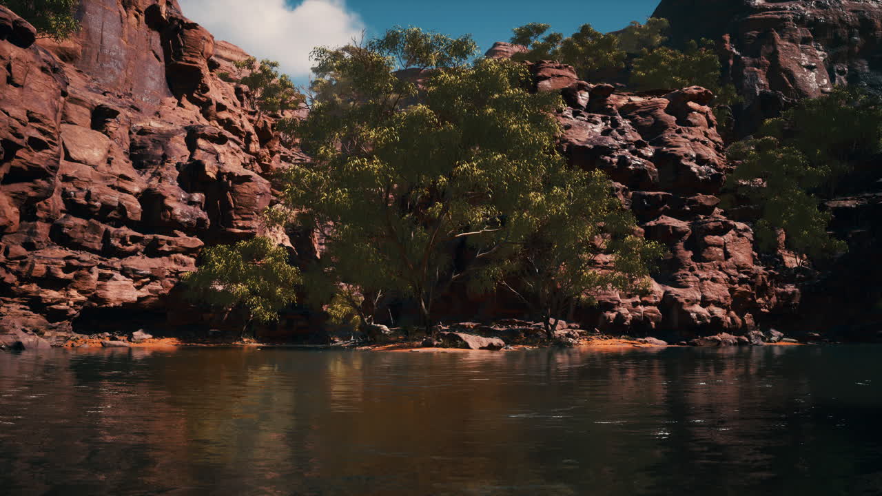 vista panorámica del río colorado
