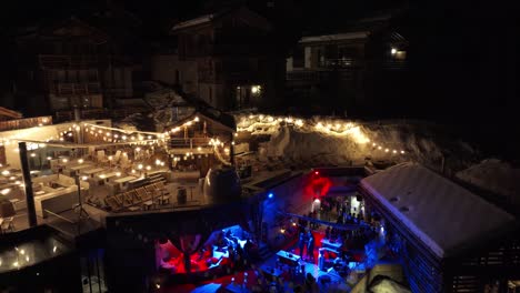 aerial view of the zermatt luxury hotel in switzerland.