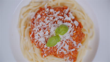 spaghetti with meat sauce