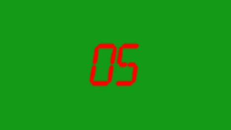 timer green screen motion graphics