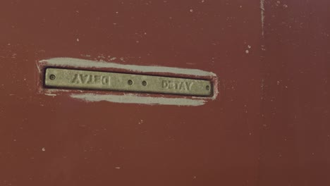 detail of zinc anode in hull of ship, part of anti corrosion system, process called cathodic protection