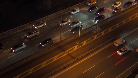 night traffic on a highway