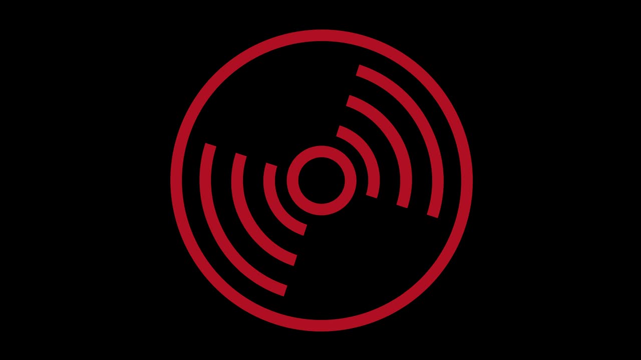 modelo de video 4k con efecto estroboscópico e hipnótico, en formato de video 16: 9.