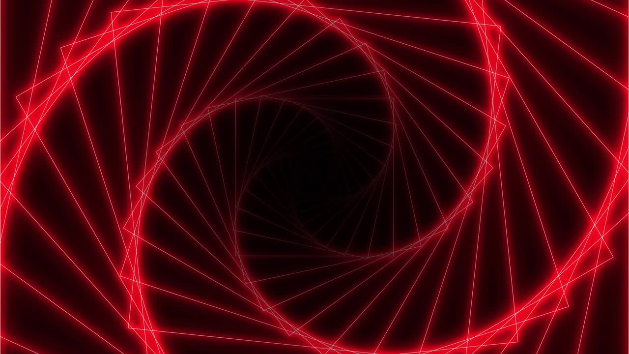 블랙홀으로 끝없는 회전하는 은 터널 - 오디오 비주얼 공연, 라이트 쇼, 나이트 클럽을위한 완벽한 비디오