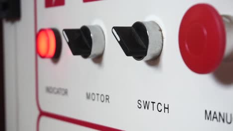 panel de control industrial