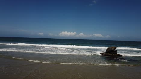 Zeitraffer-Von-Strand-Und-Himmel