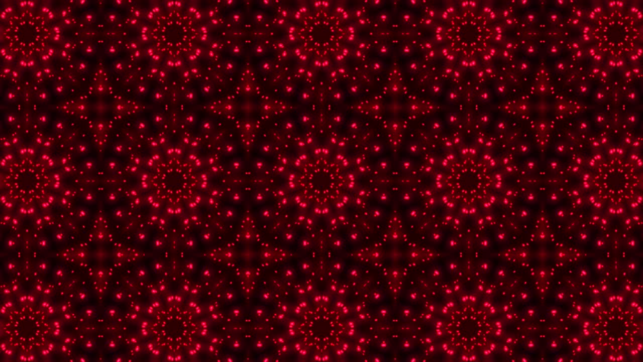 Particle light emitting kaleidoscope animation motion graphics