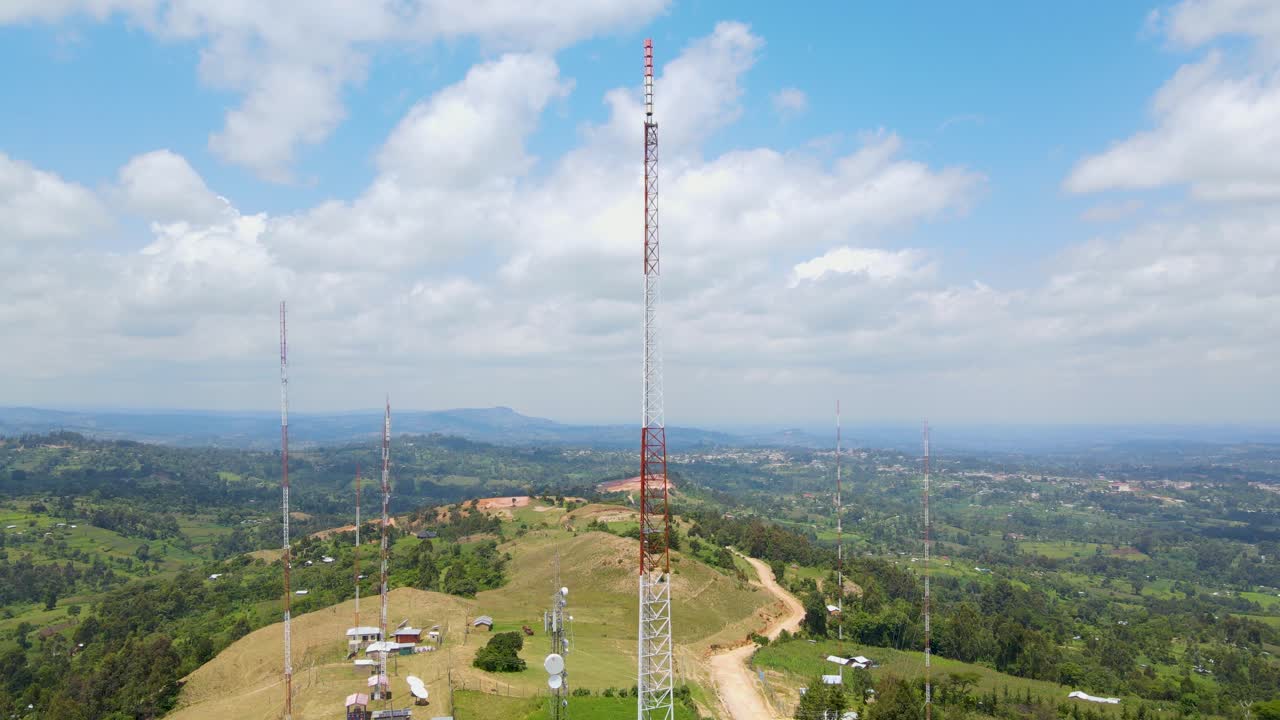 vista del cielo con drones