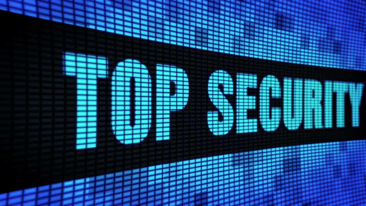 Top Security on Digital Display