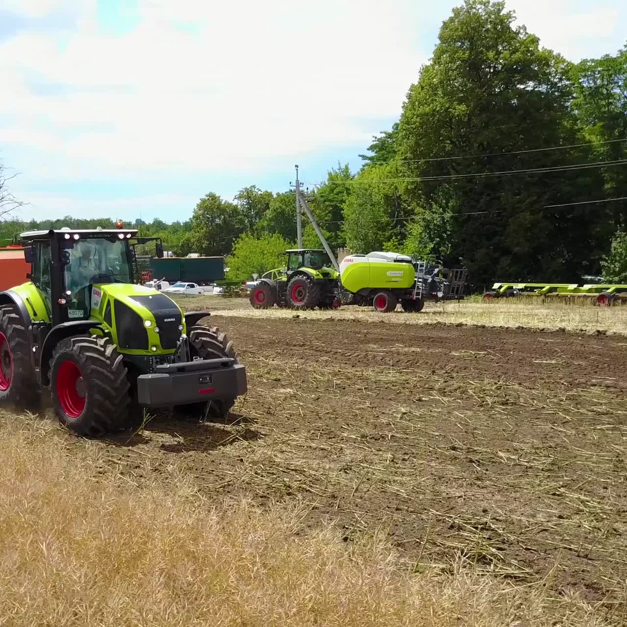 New Machinery At A Farmers Exhibition
