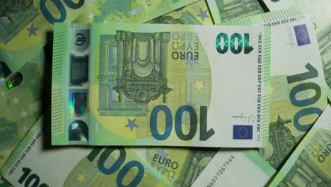 euro 100 banknotes