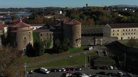 new castle or chateau neuf at bayonne, france