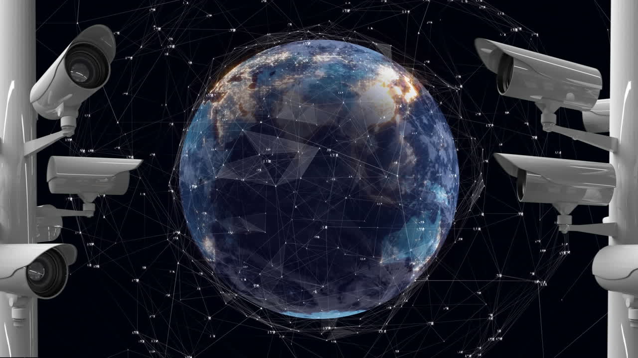 Telecamere di sorveglianza e la Terra