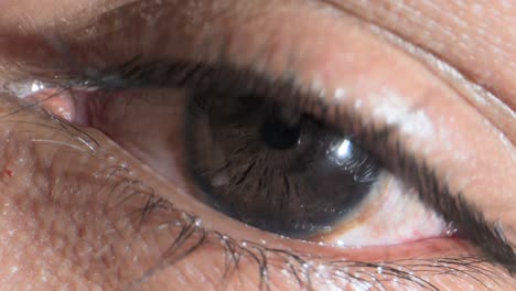 ojo humano vista de cerca extrema