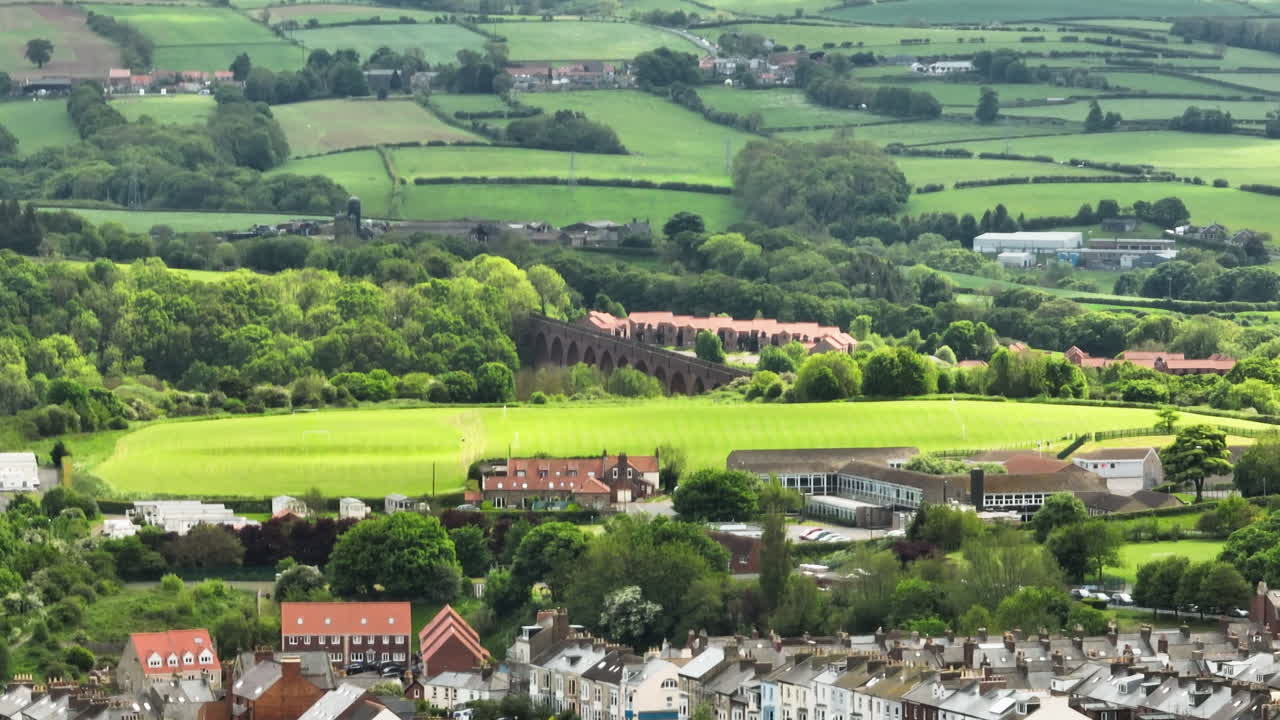 Residential side of Whitby, capturing its peaceful, countryside charm